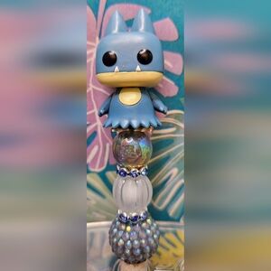 HANDCRAFTED BEADED Pen- Pokemon Munchlax